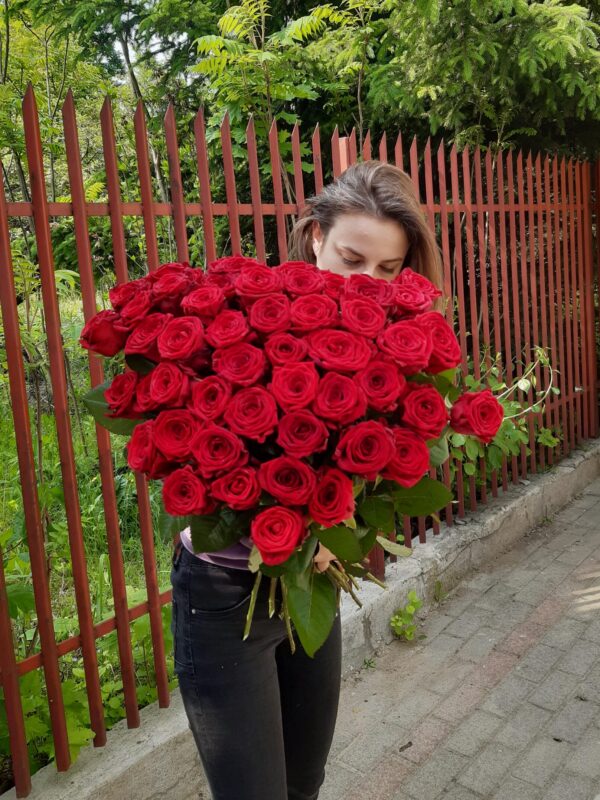 Bukiet czerwonych róż - dowolna ilość róż