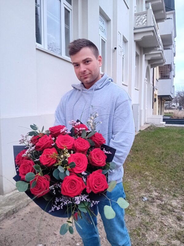 Bukiet czerwonych róż mały/średni/duży