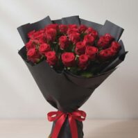 Bukiet czerwonych róż